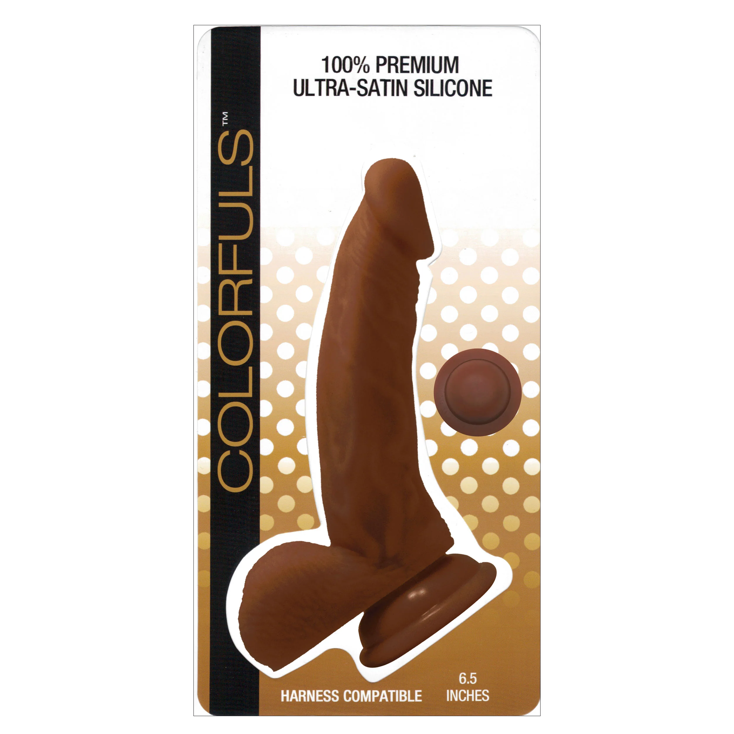 Colorfuls 5in Brown Dildo - Image 2