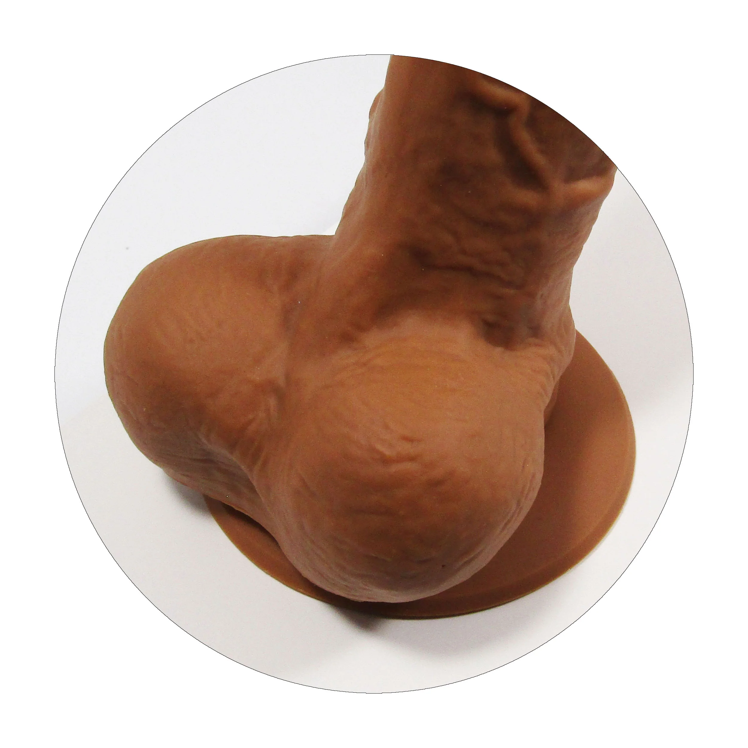 Colorfuls 8in Brown Dildo - Image 2
