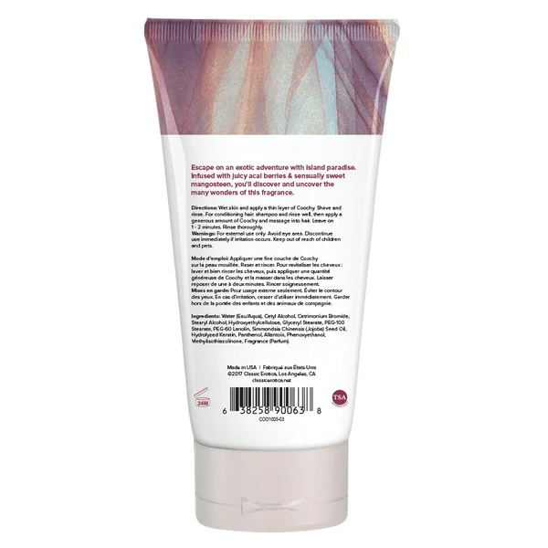 COOCHY Oh So Smooth Shave Cream Island Paradise - 3.4 oz - Image 2