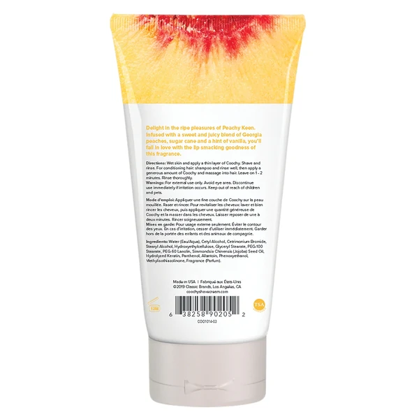 COOCHY Oh So Smooth Shave Cream Peachy Keen - 3.4 oz - Image 2