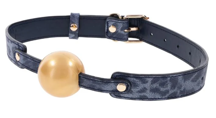 Cougar Faux Leather Gag Ball - Image 4