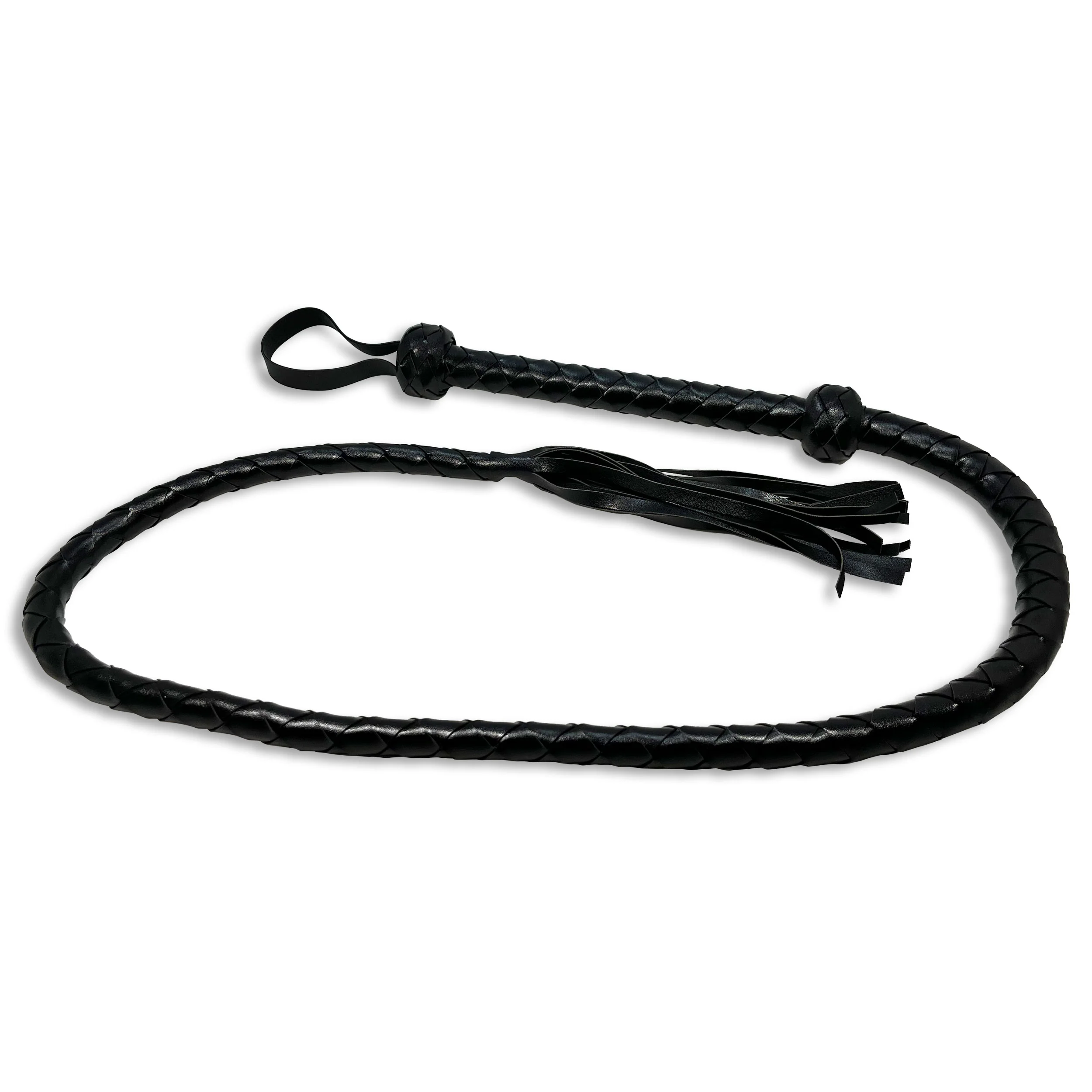 Cowboy Whip by Fetish Pleasure Play in Black