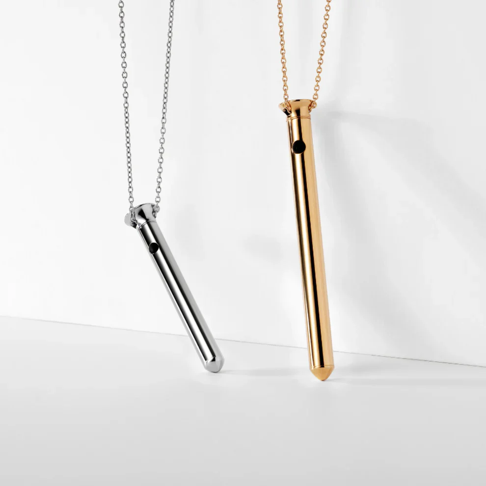 Crave Vesper Mini Vibrator Necklace in Silver - Image 6