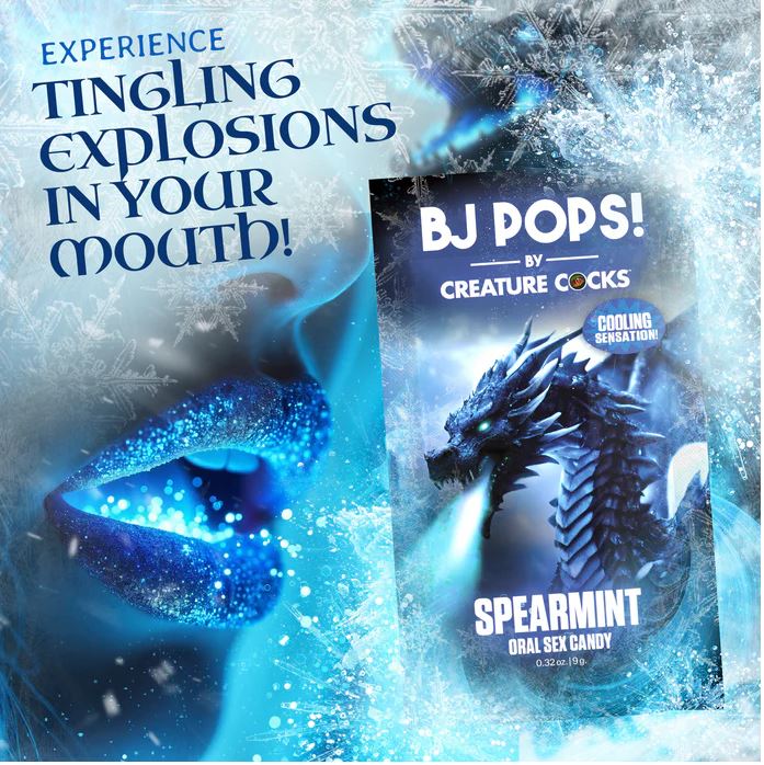 Creature Cocks BJ Pops Spearmint Candy - 32 oz - Image 4