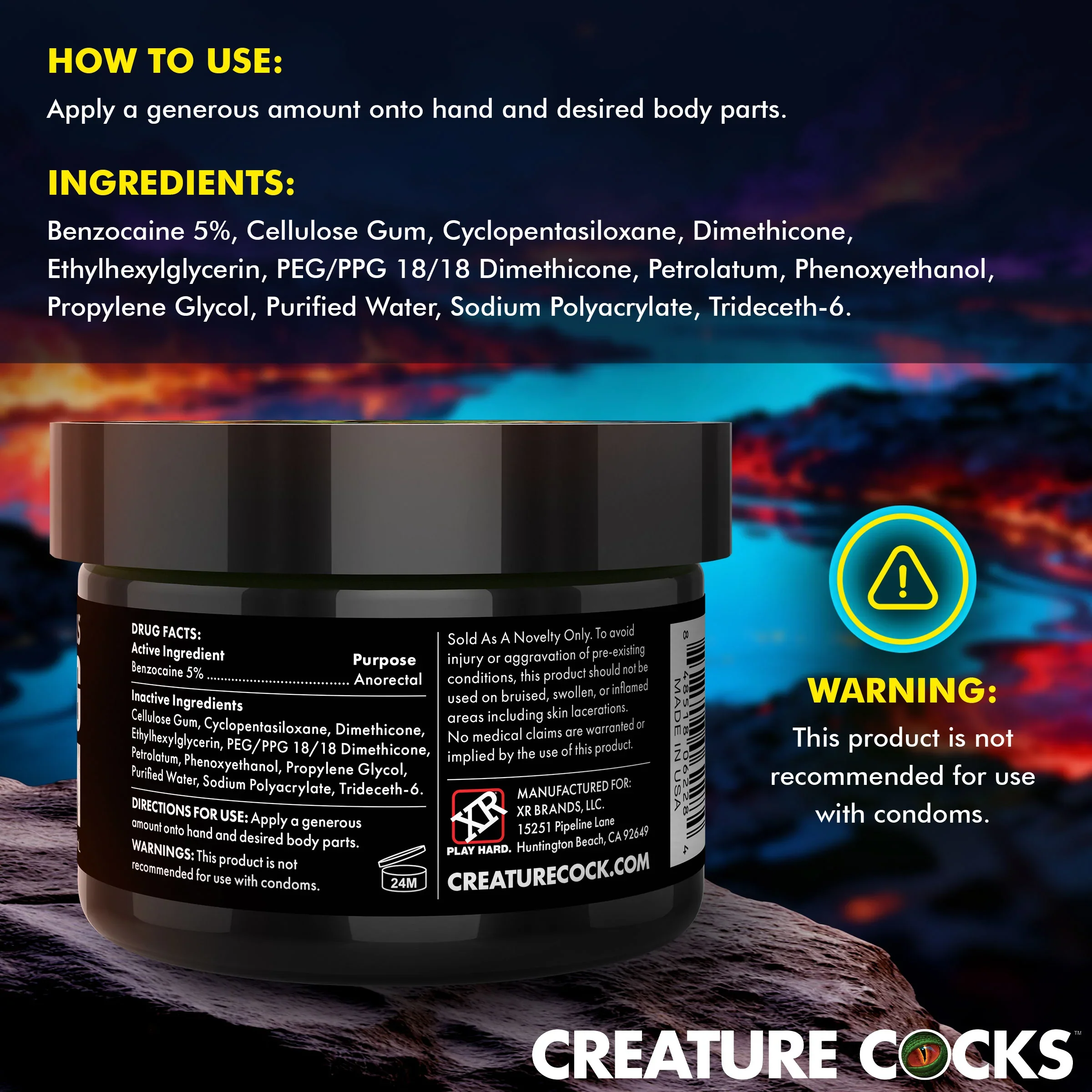 Creature Cocks Fisting Cream, 8oz - Image 3