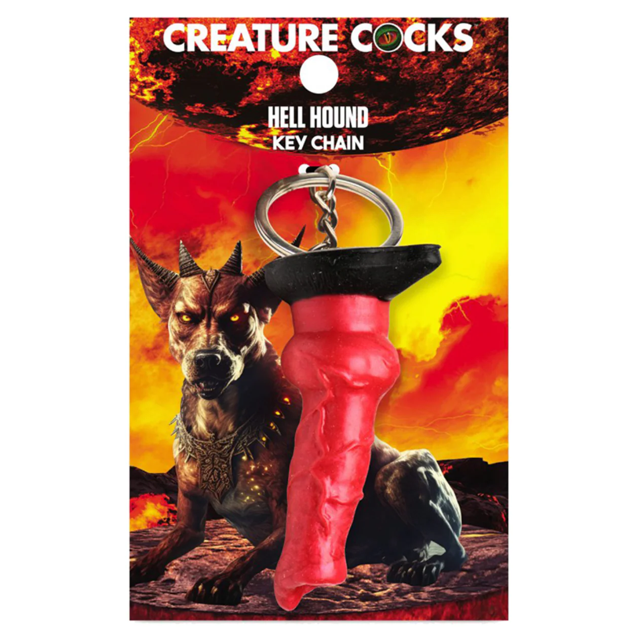 THE CREATURE COCKS HELL HOUND DONG KEYCHAIN - Image 2