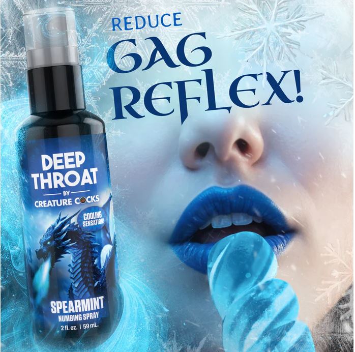 Creature Cocks Spearmint Deep Throat Numbing Spray - 2 oz - Image 6