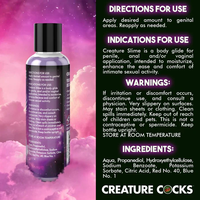 Creature Slime 4oz Purple Slime Water-Based Lubricant - Image 4