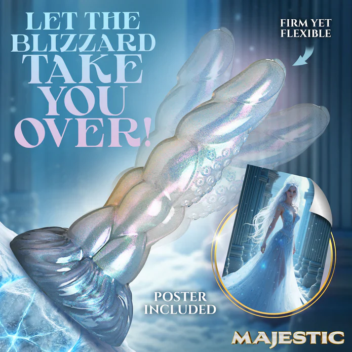 Crysta the Ice Queen Iridescent Silicone Dildo by Creature Cocks - Image 5
