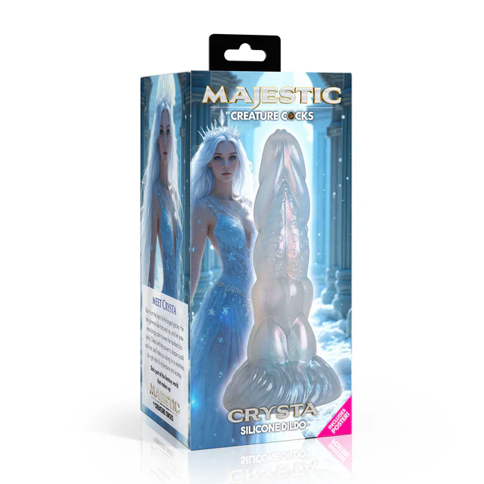 Crysta the Ice Queen Iridescent Silicone Dildo by Creature Cocks - Image 7
