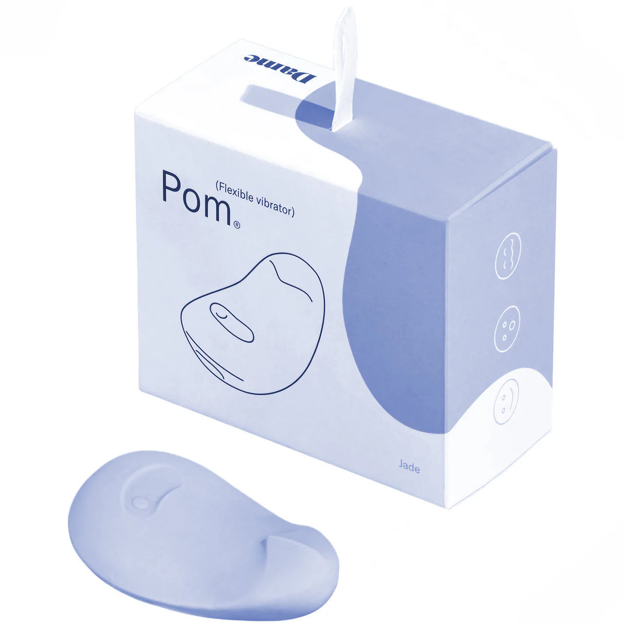 Dame Pom Flexible Vibrator - Ice - Image 3