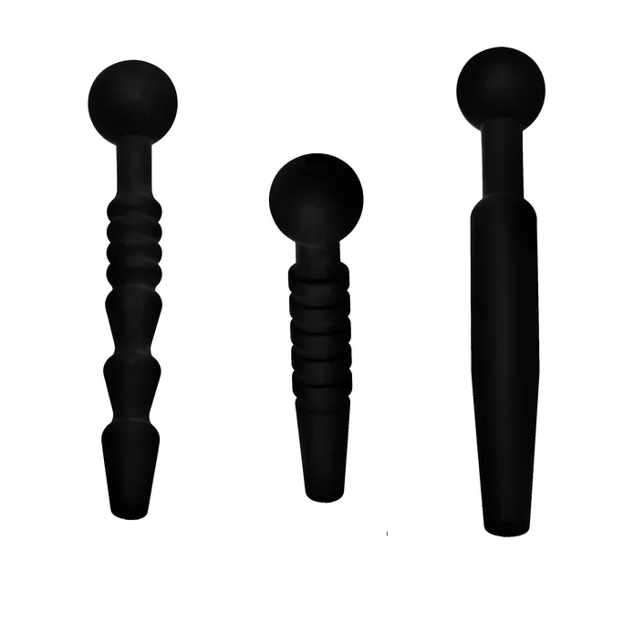 Dark Rods 3 Piece Silicone Penis Plug Set by Master Series - Image 2