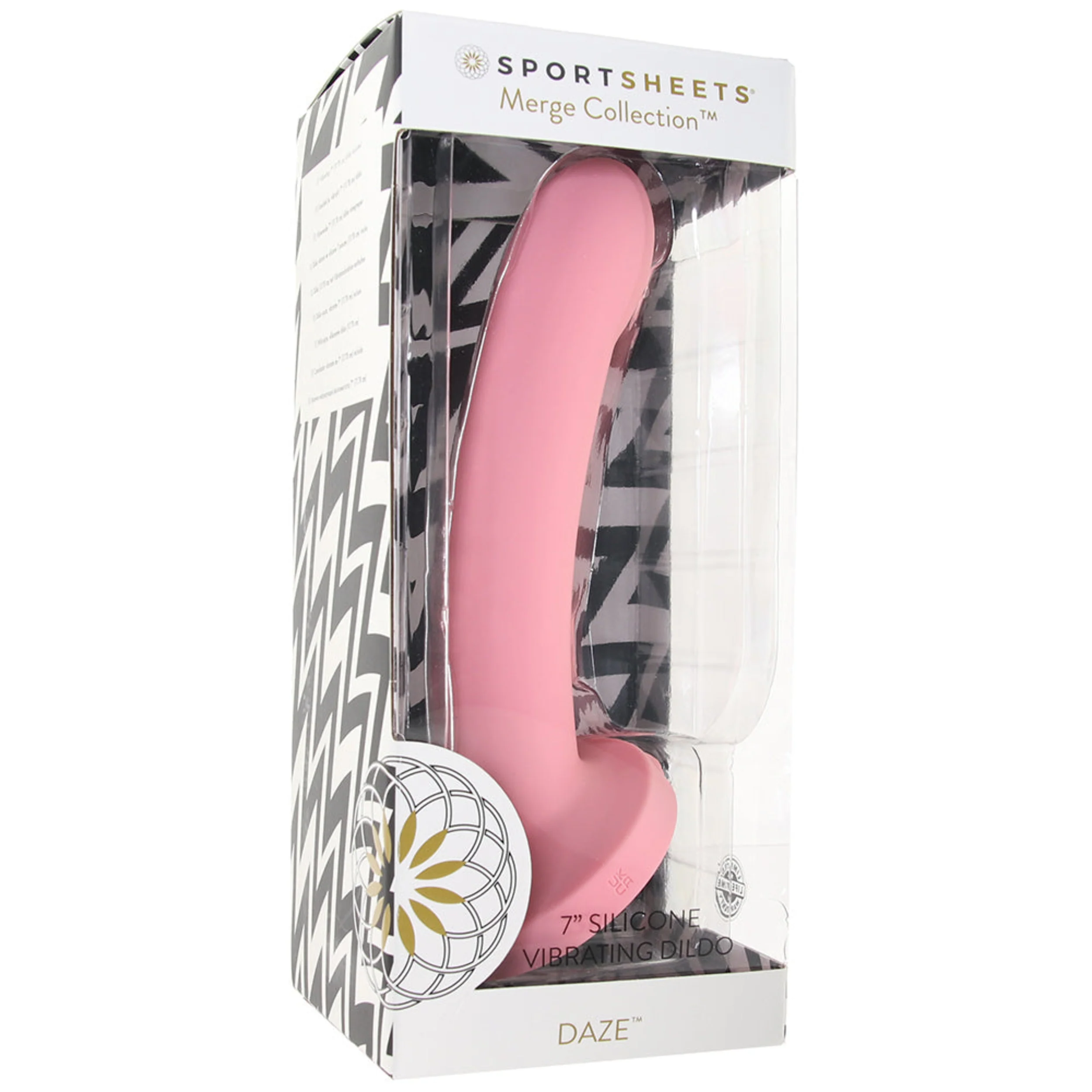 Daze 7" Silicone Vibrating Dildo - Image 6