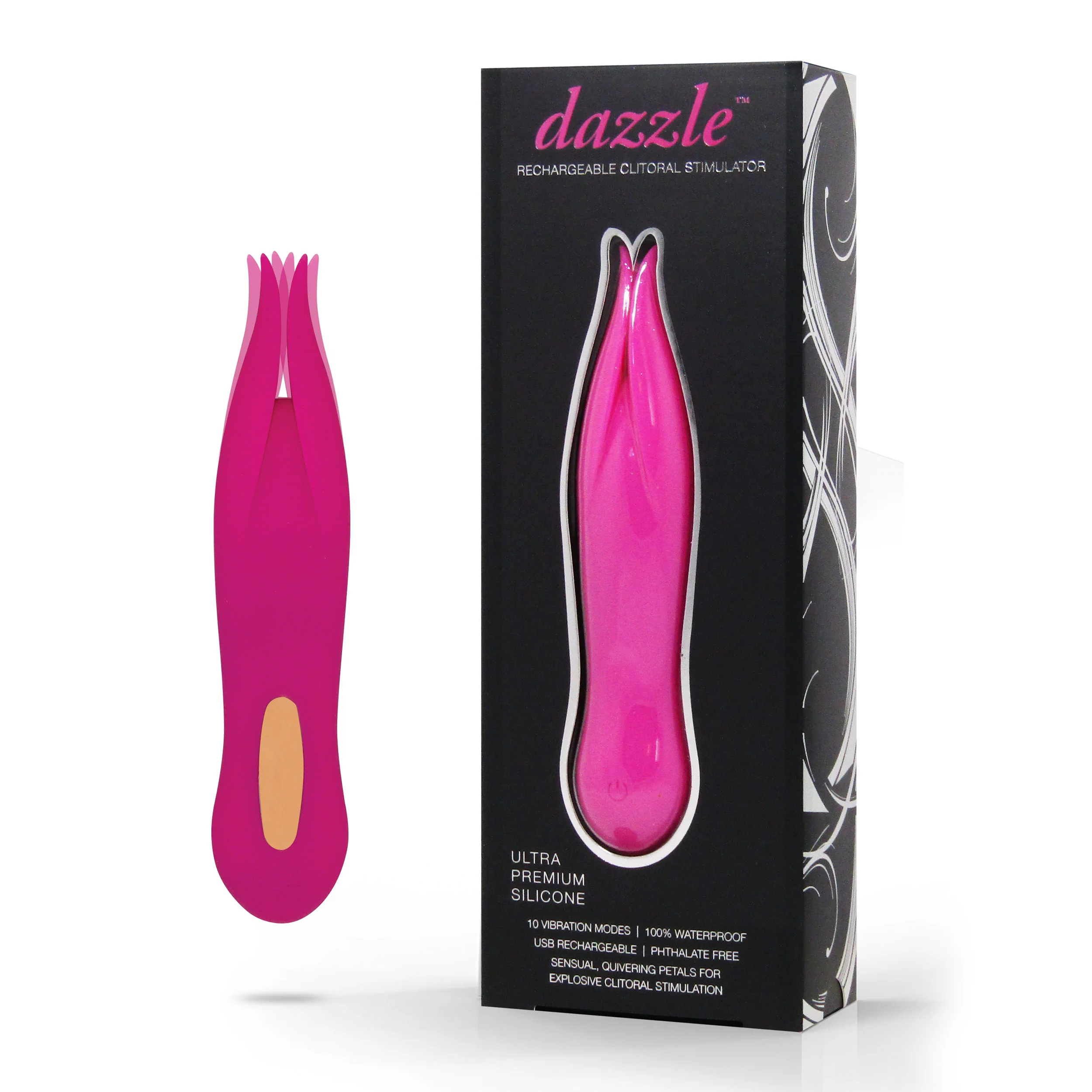 Dazzle Clitoral Stimulator - Pink - Image 3