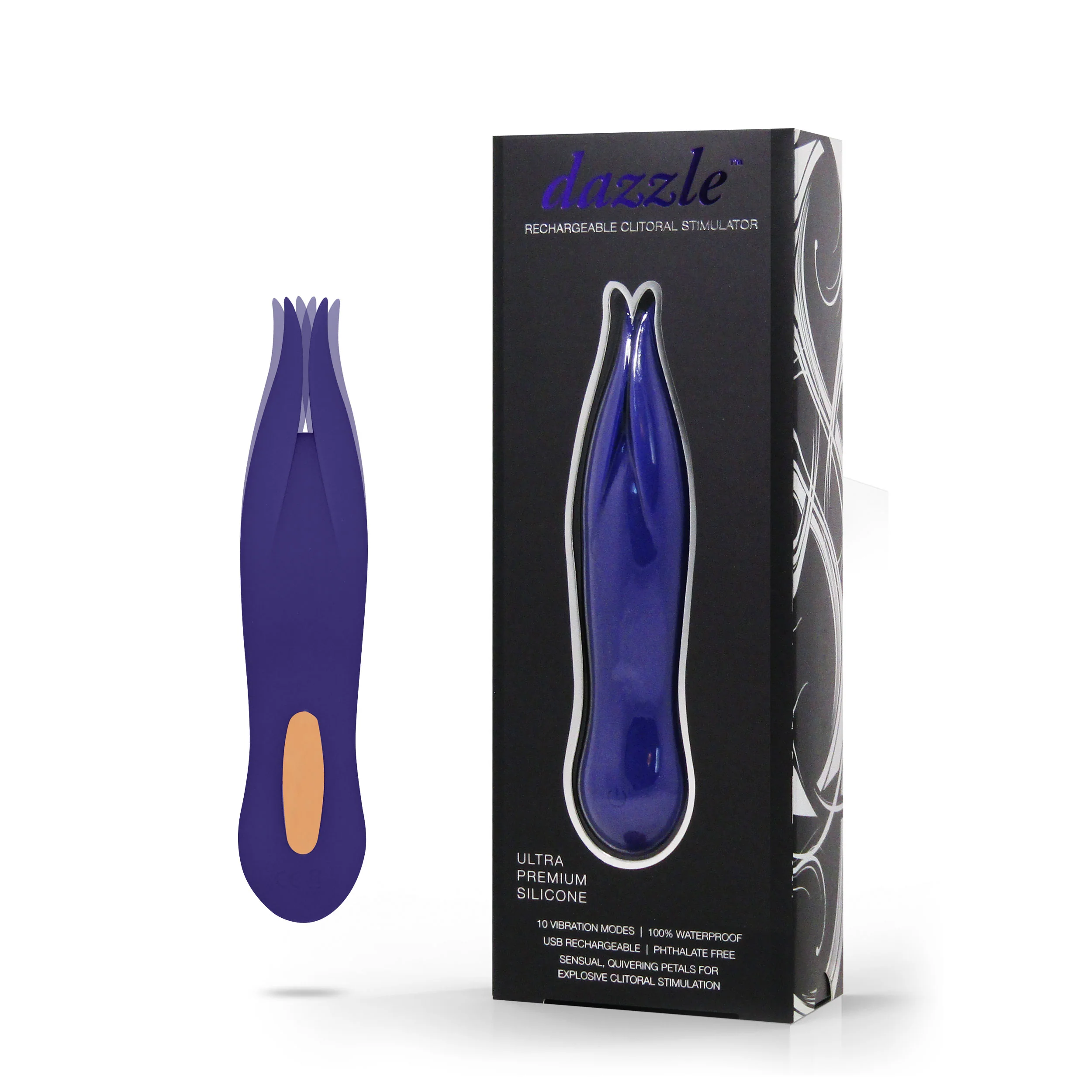 Dazzle Clitoral Stimulator - Purple - Image 3