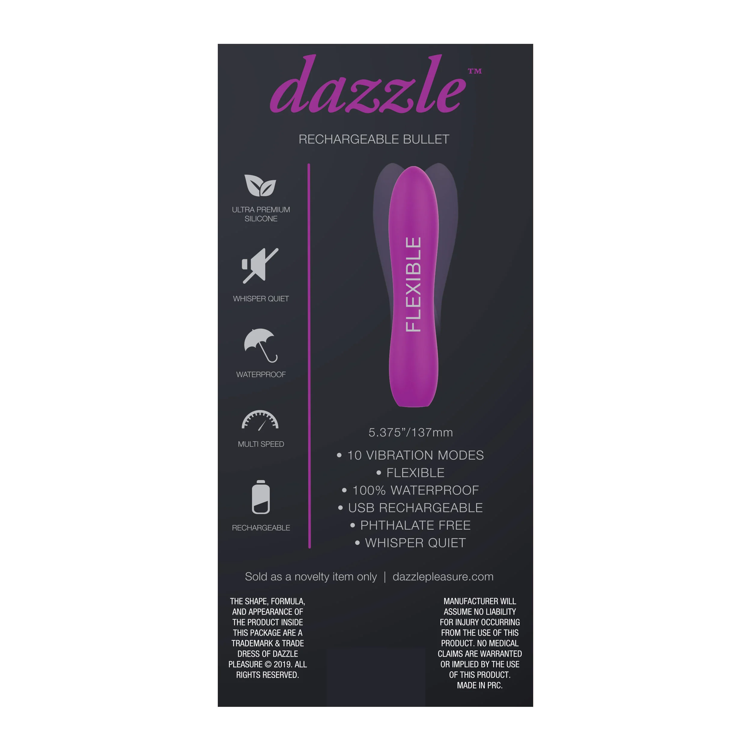 Dazzle Purple Flex Bullet - Image 2
