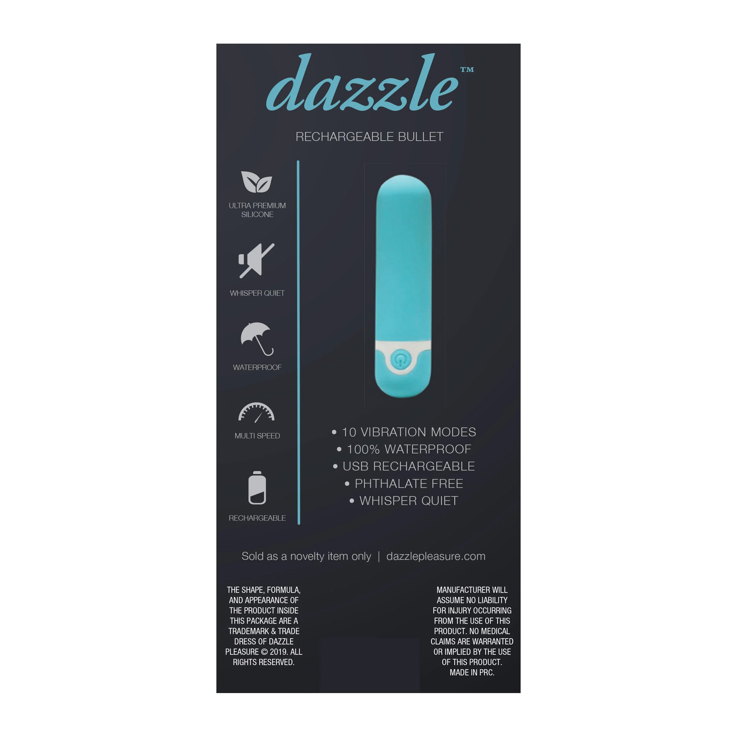 Dazzle Teal Bullet - Image 2