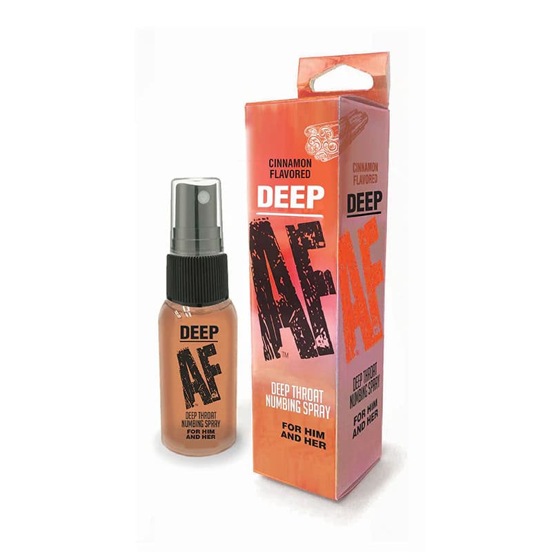 Deep AF Deep Throat Numbing Spray 1oz - Cinnamon