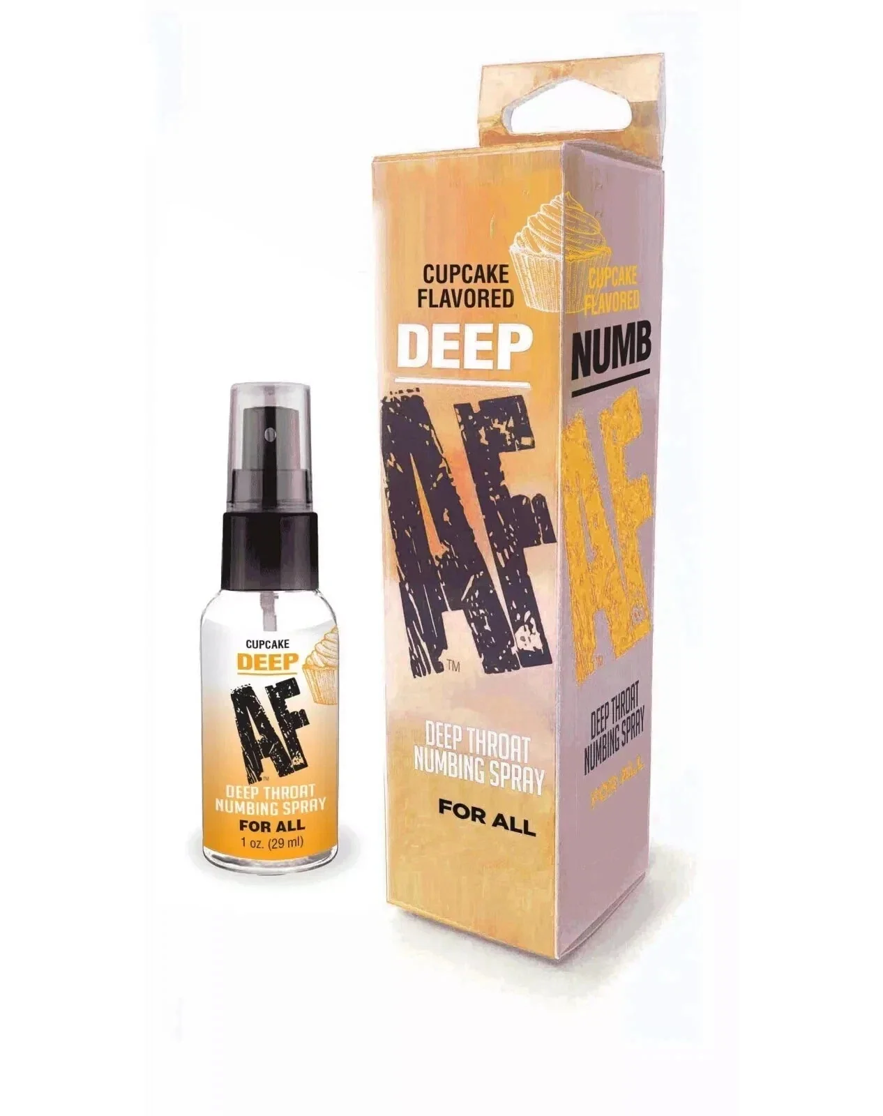 Deep AF Deep Throat Numbing Spray 1oz - Cupcake