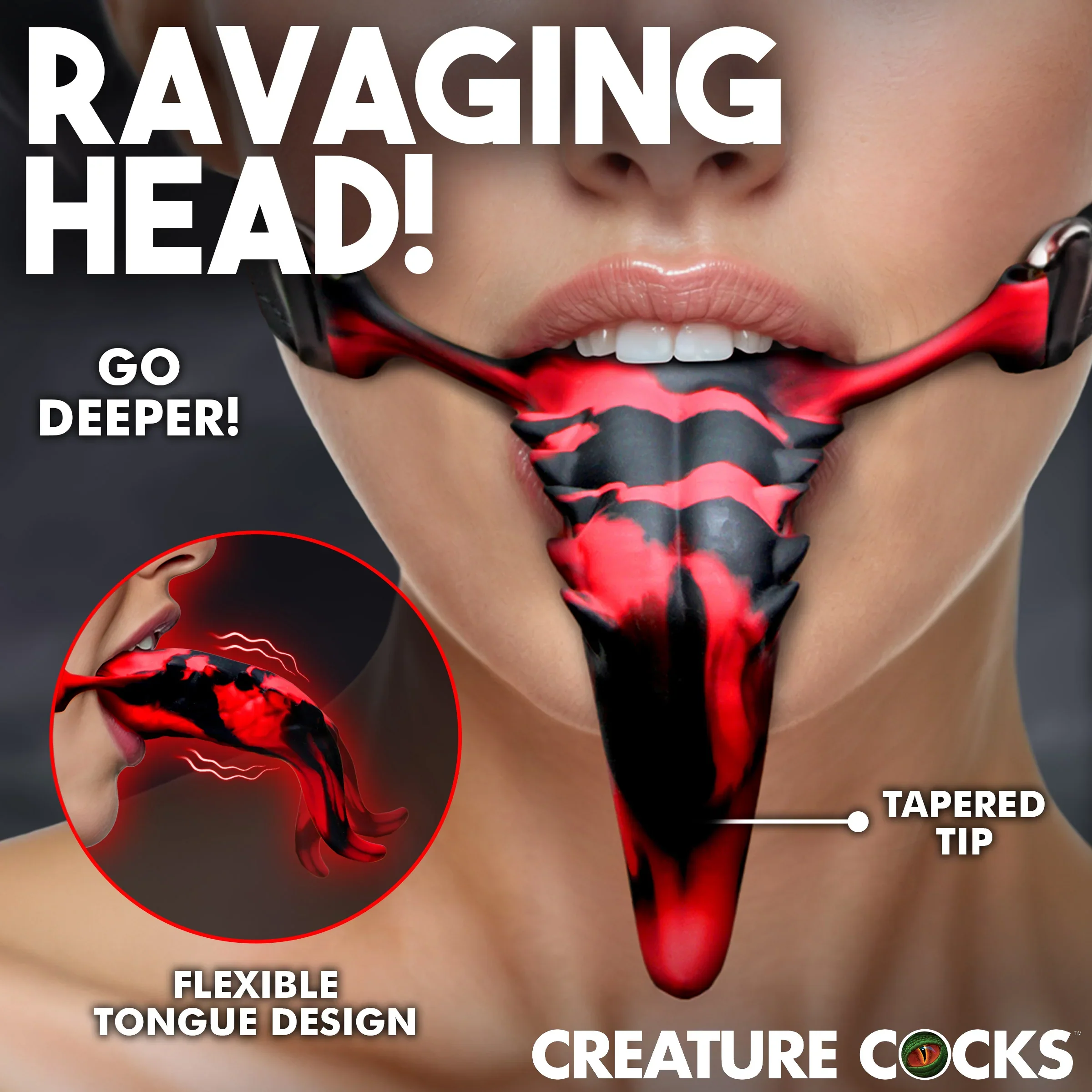 Demon's Tongue Wearable Vibrating Oral Enhancer by Creature Cocks - Image 5