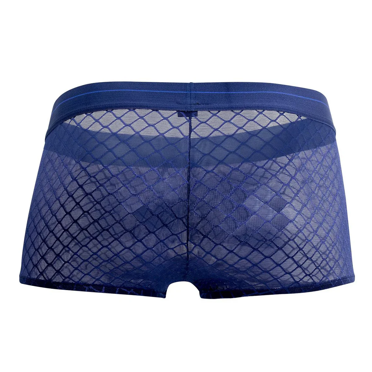 Diamond Mesh Mini Shorts Boxer Briefs, Navy - Image 6
