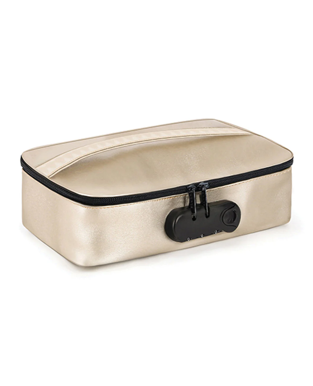 Discreet Adult Toy Storage Box with Combo Lock by Dorcel in Luxury Gold