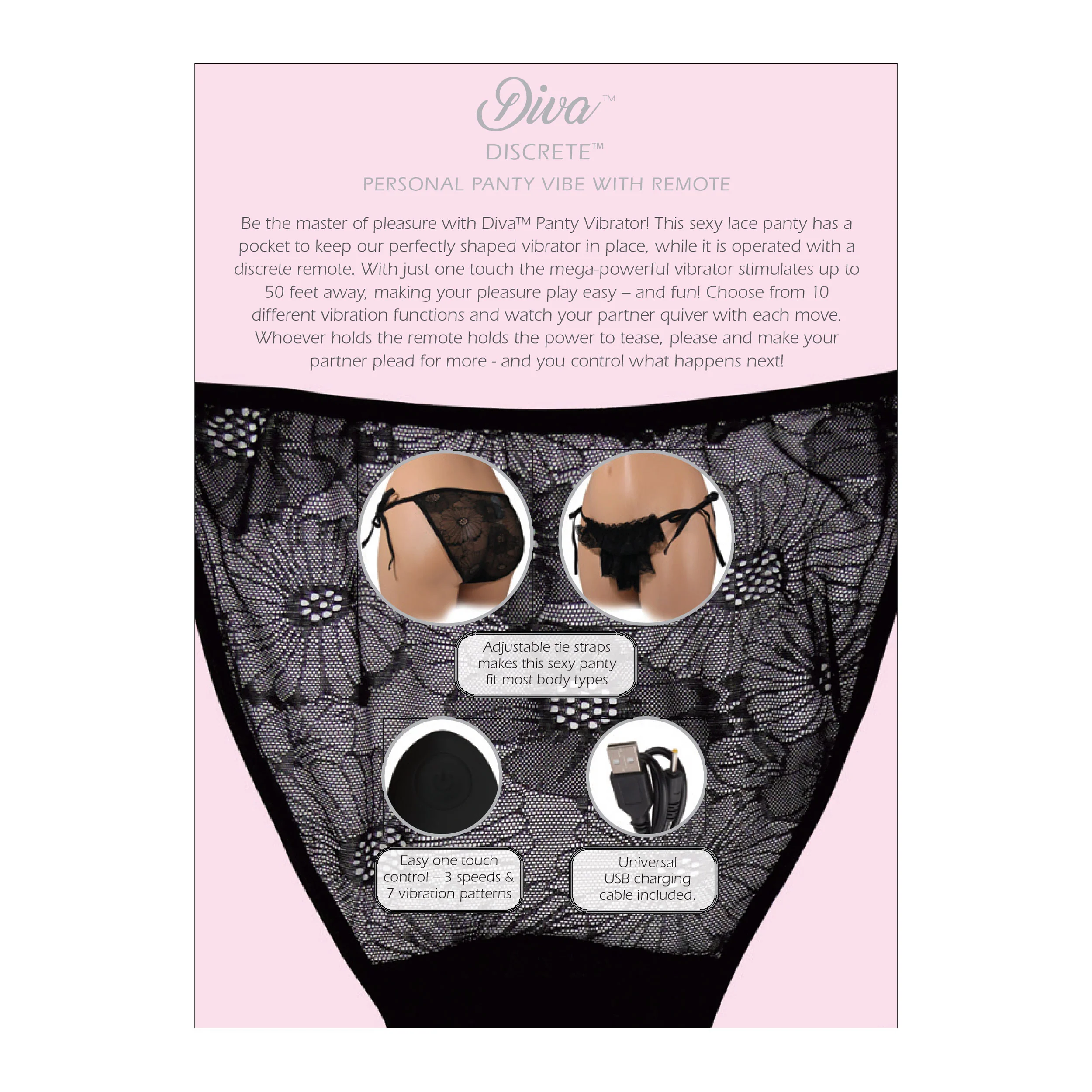 Diva Discrete Panty Vibe w/Remote - Image 3