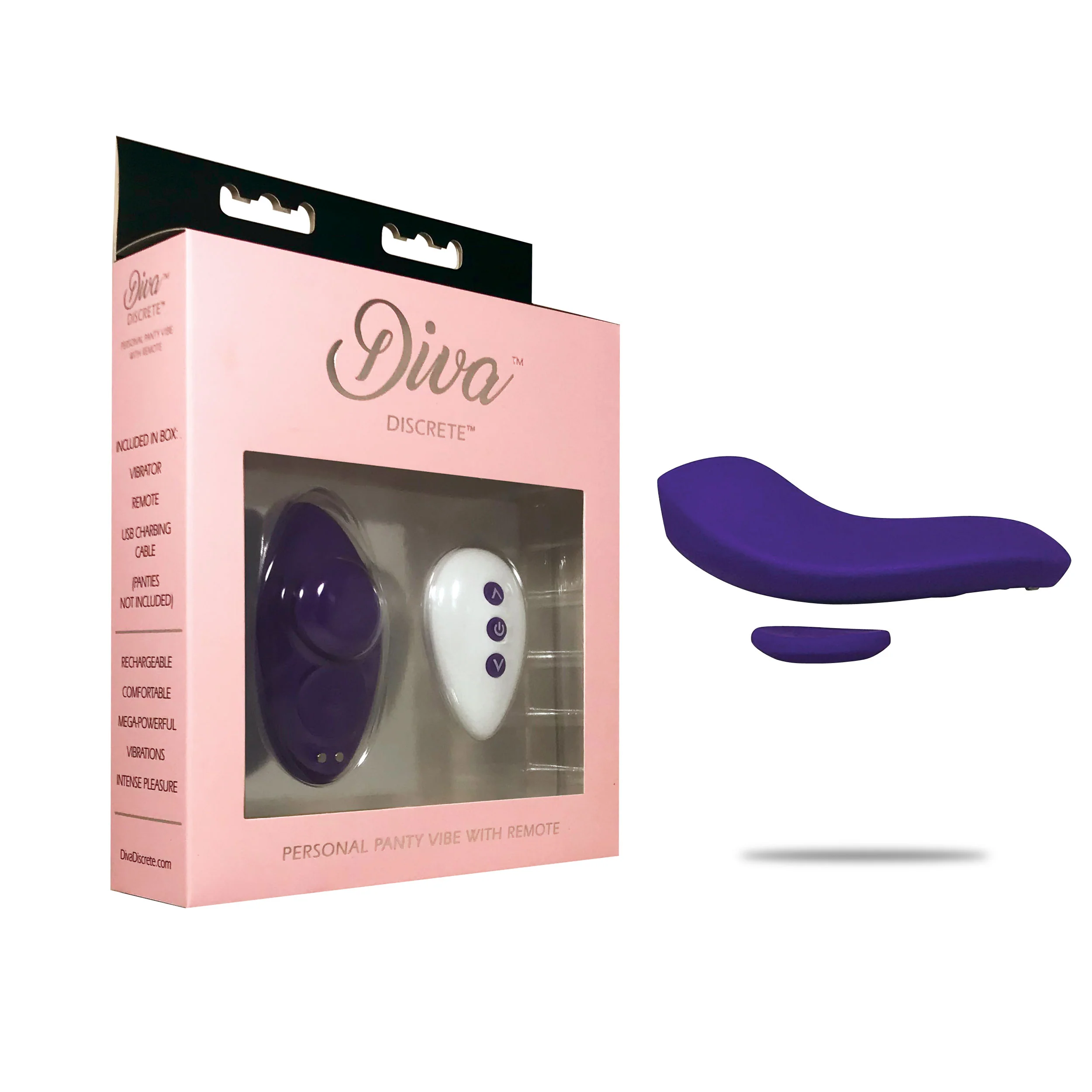 Diva Discrete Purple Panty Vibe - Image 5
