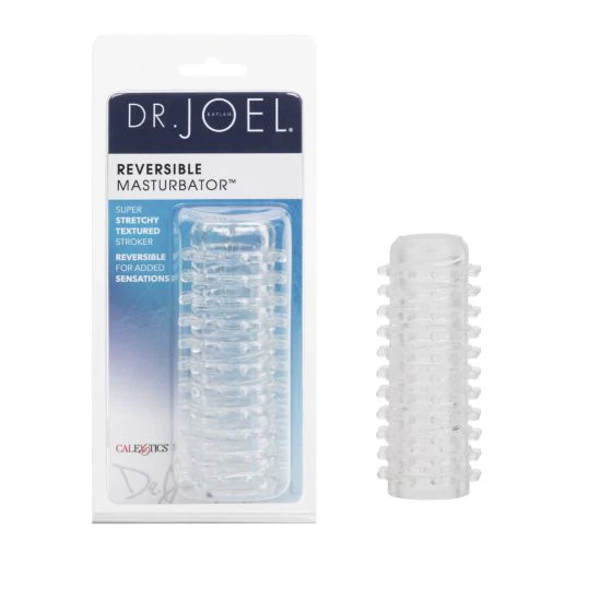 Dr. Joel Kaplan Reversible Masturbator - Clear - Image 4