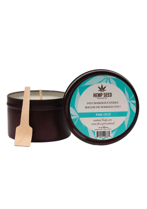 Earthly Body 3 in 1 Massage Candle, Far Out, 6oz