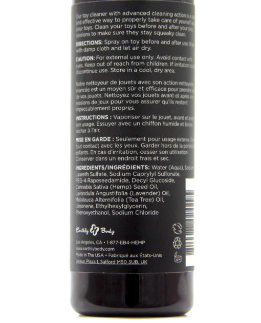 Earthly Body Hemp Seed Toy Cleaner - 4 oz - Image 2