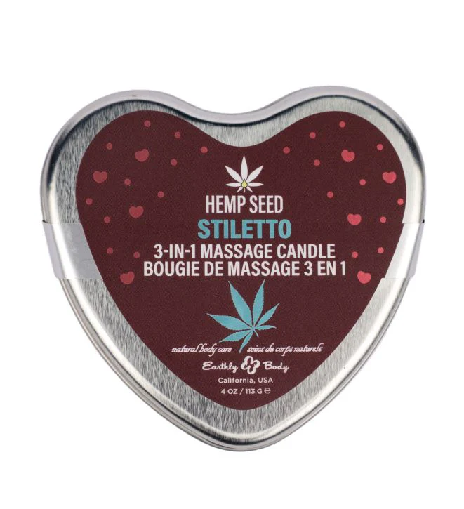 Earthly Body Stiletto 3-In-1 Massage Candle - 4 oz