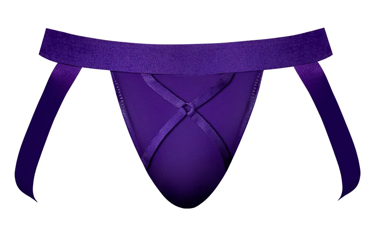 Eggplant Crossover Jock, Purple - Image 4