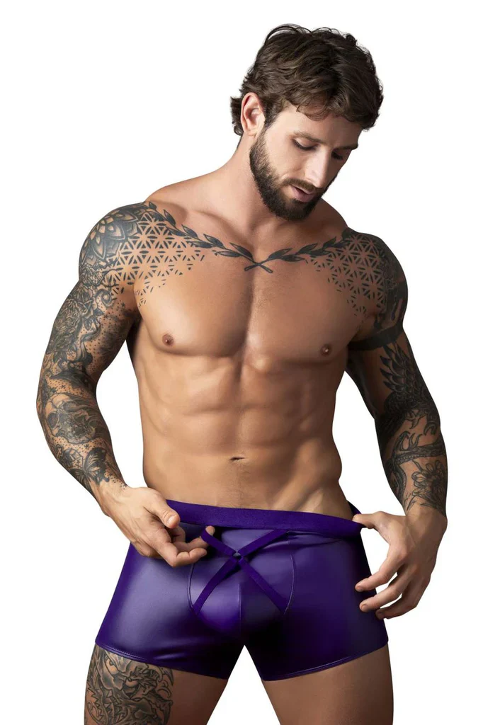 Eggplant Crossover Short, Purple - Image 3