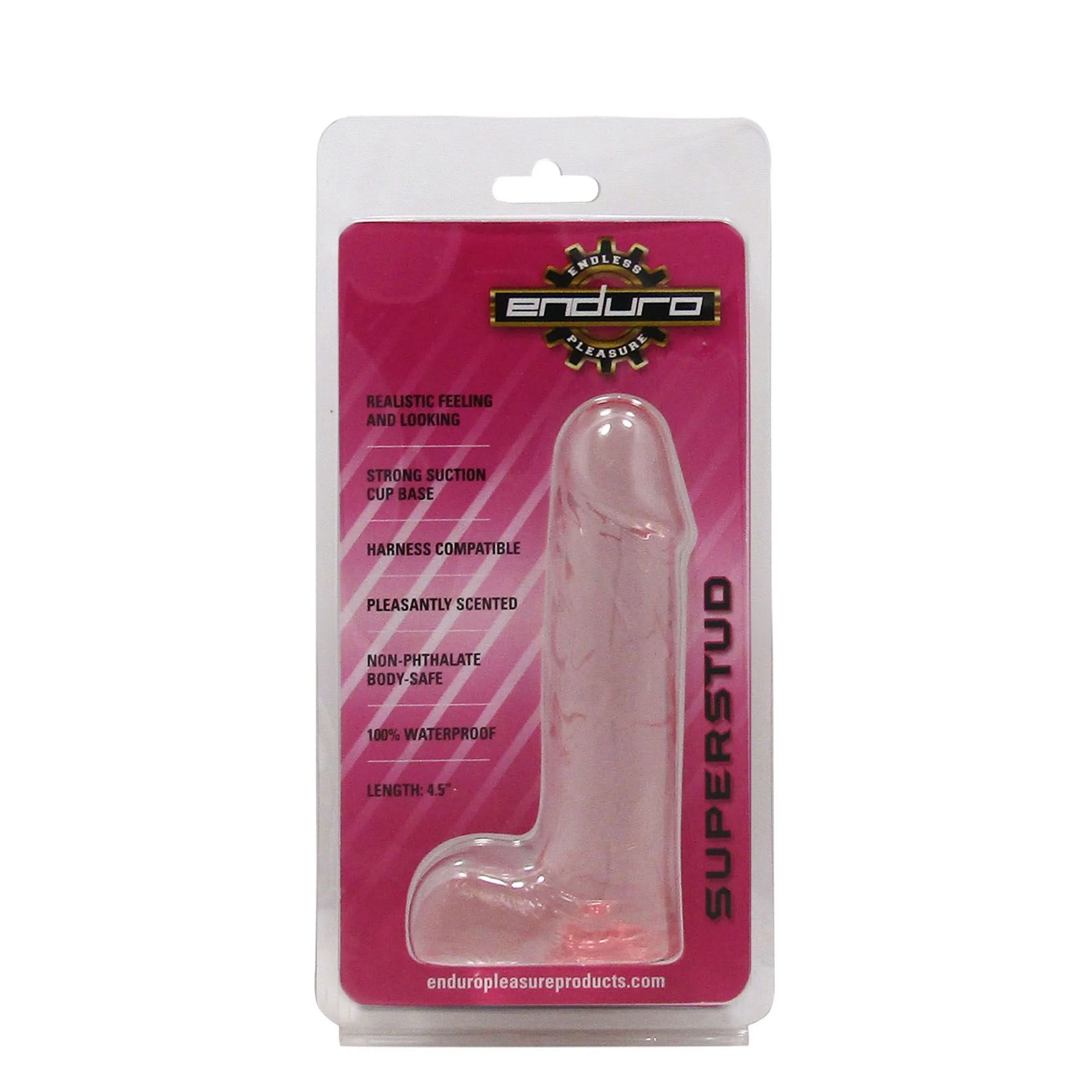 Enduro 4.5in Pink Dildo - Image 2