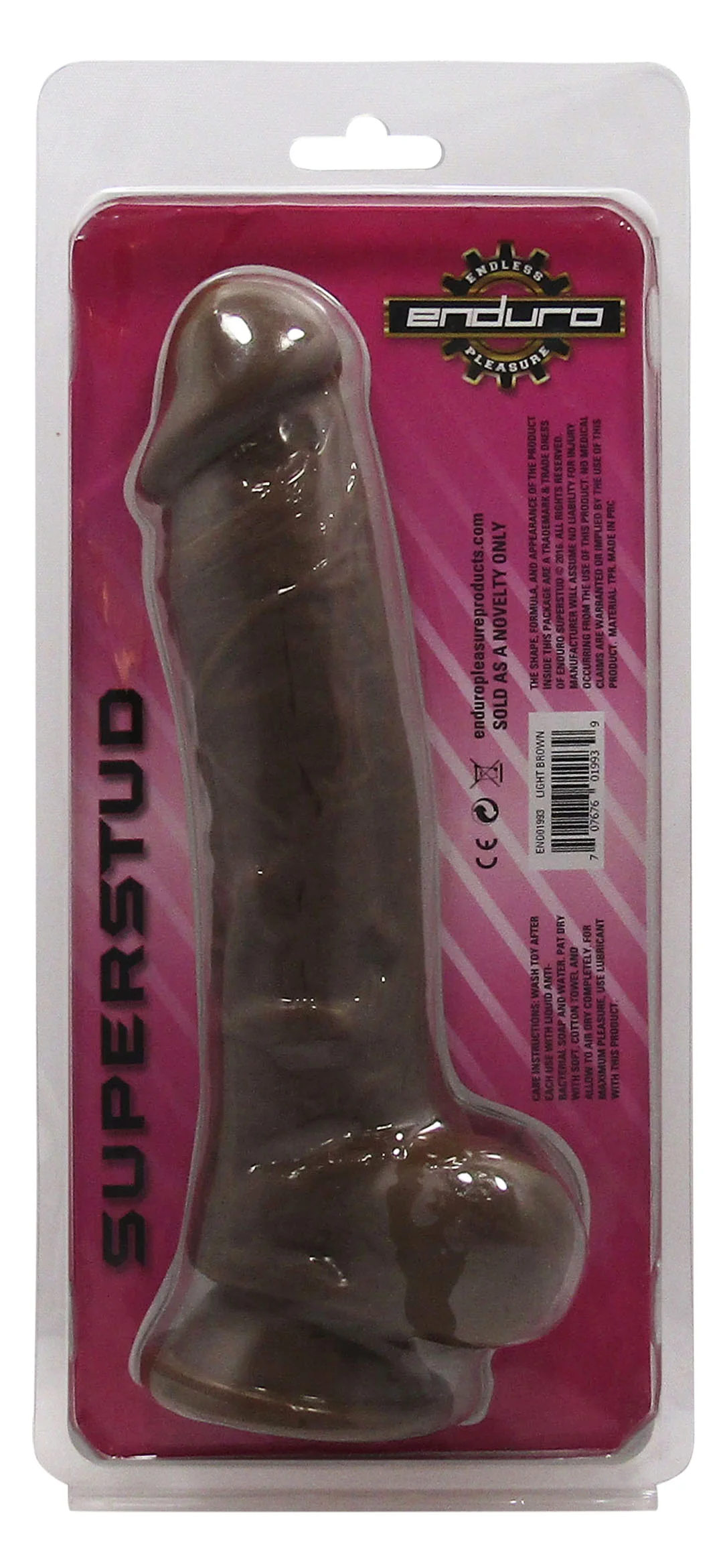 Enduro 9.5in Brown Dildo - Image 3