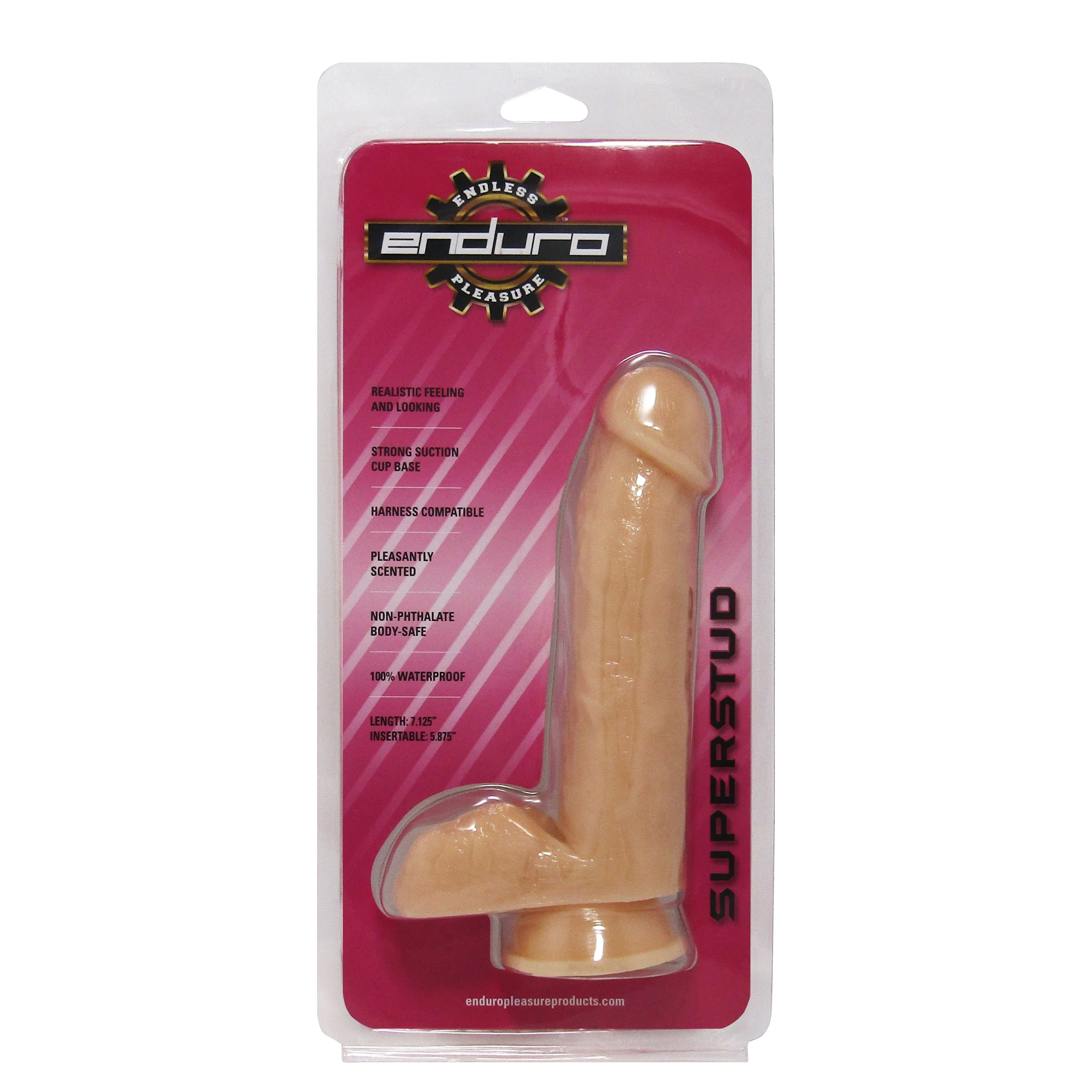 Enduro Dildo 7.125in - Flesh - Image 2