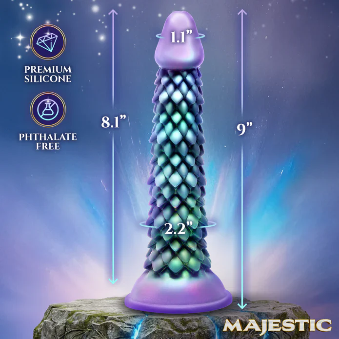 Eryndor Dragon Scale Silicone Dildo by Creature Cocks - Image 3