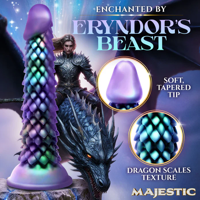 Eryndor Dragon Scale Silicone Dildo by Creature Cocks - Image 5