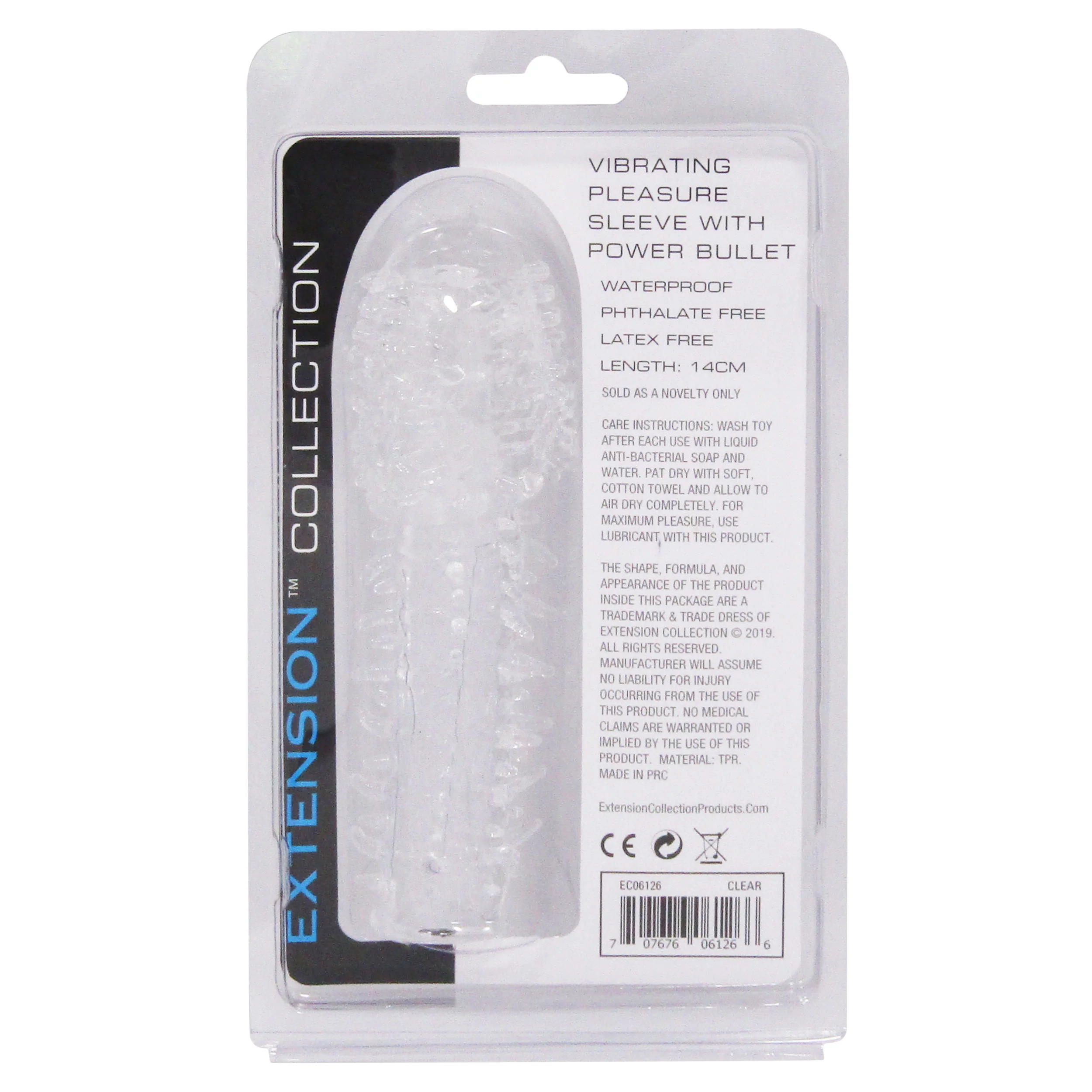 Extension Collection Vibrating Pleasure Sleeve - Image 3