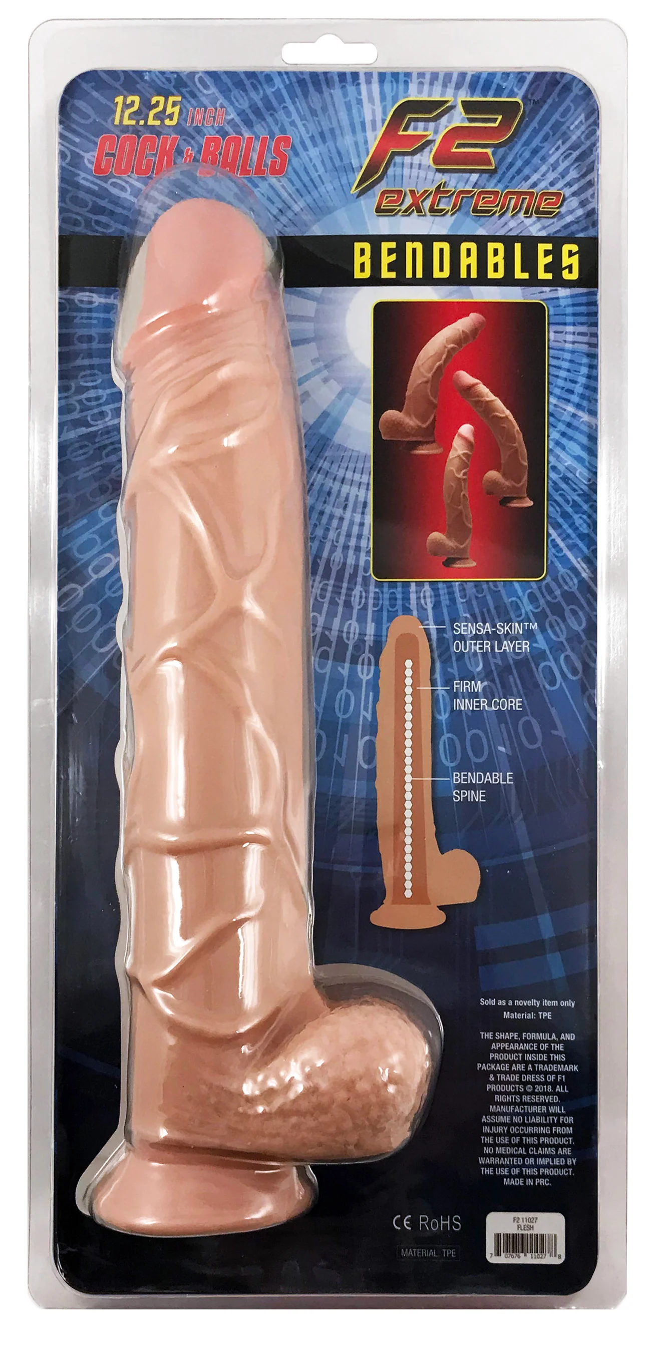 F2 Extreme Bendable 12.25in Dildo - Image 5