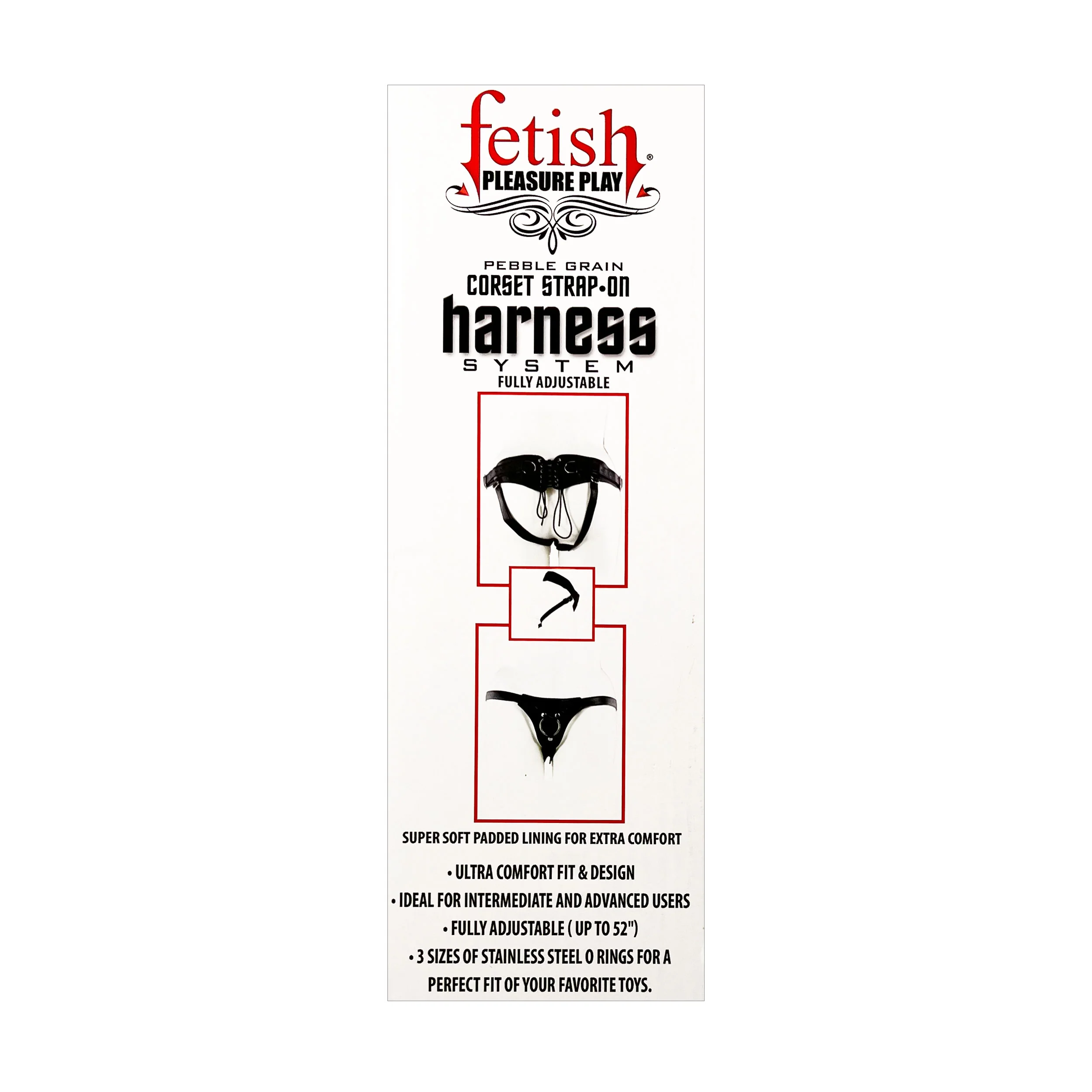 Fetish Pleasure Play Corset Strap-On Harness - Image 4