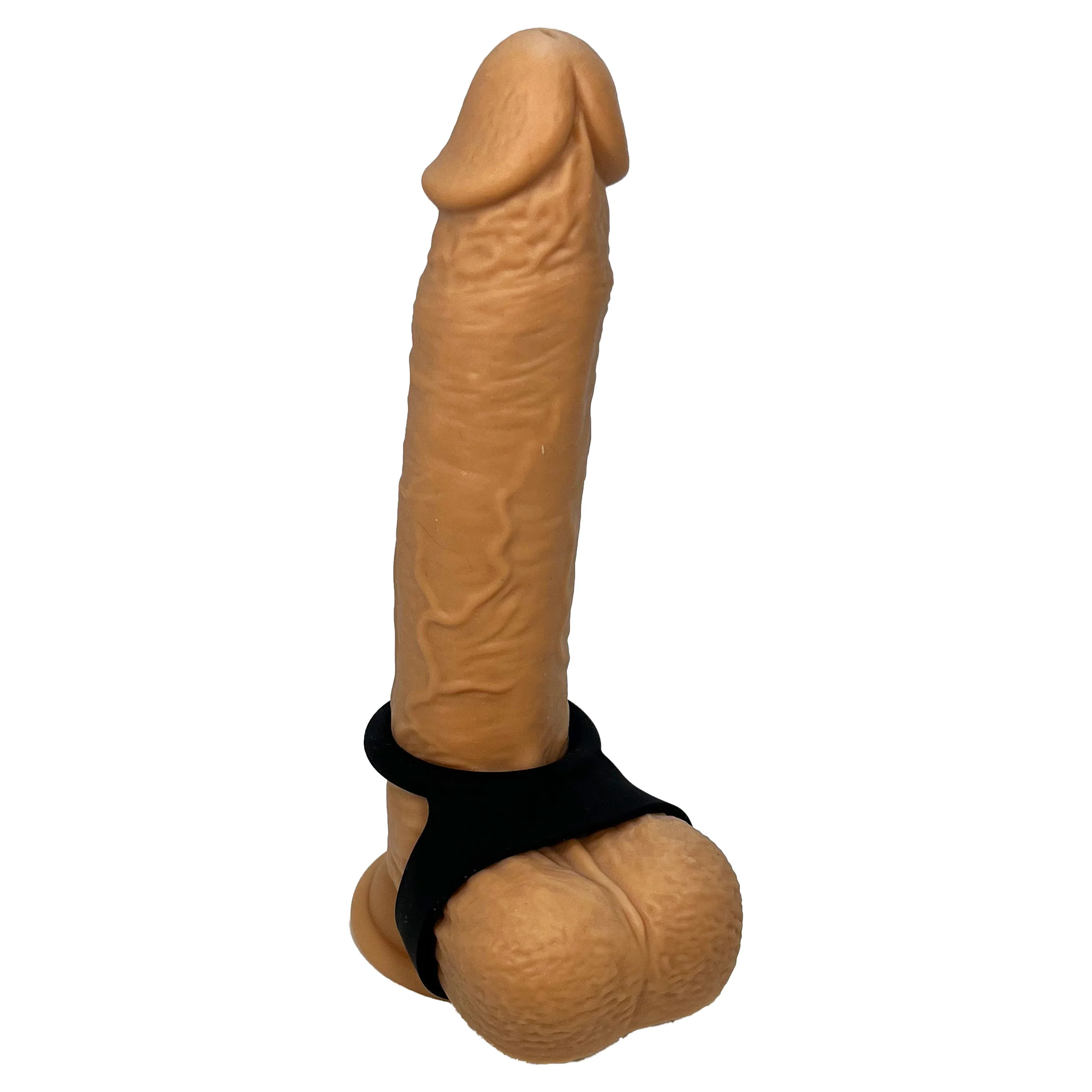 Fetish Pleasure Play Large Snap Ring w/Scrotum Support - Image 3