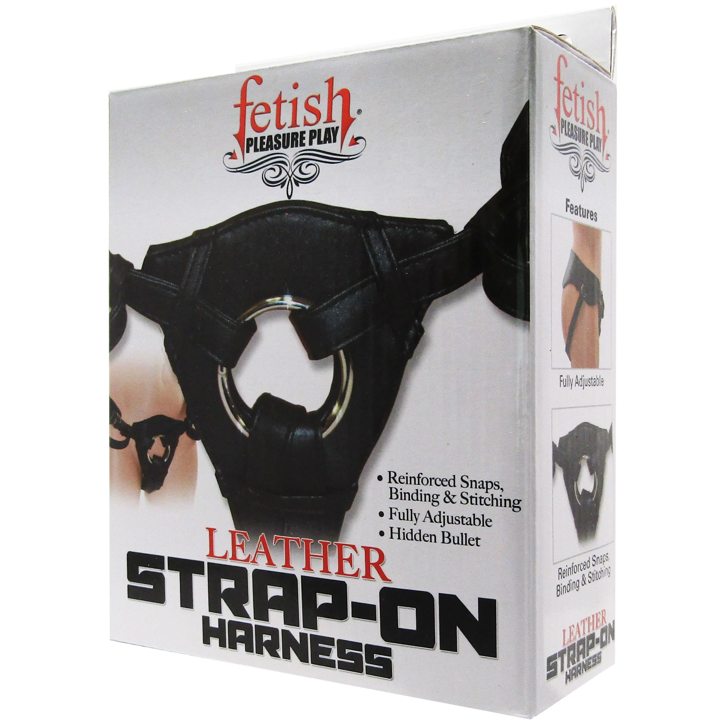 Fetish Pleasure Play Leather Harness - Image 3