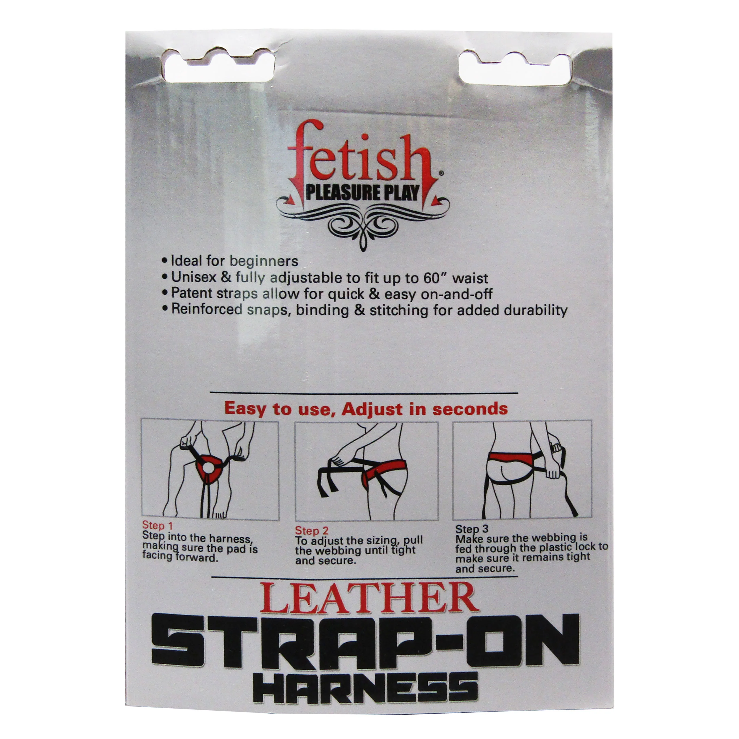 Fetish Pleasure Play Leather Harness - Image 4