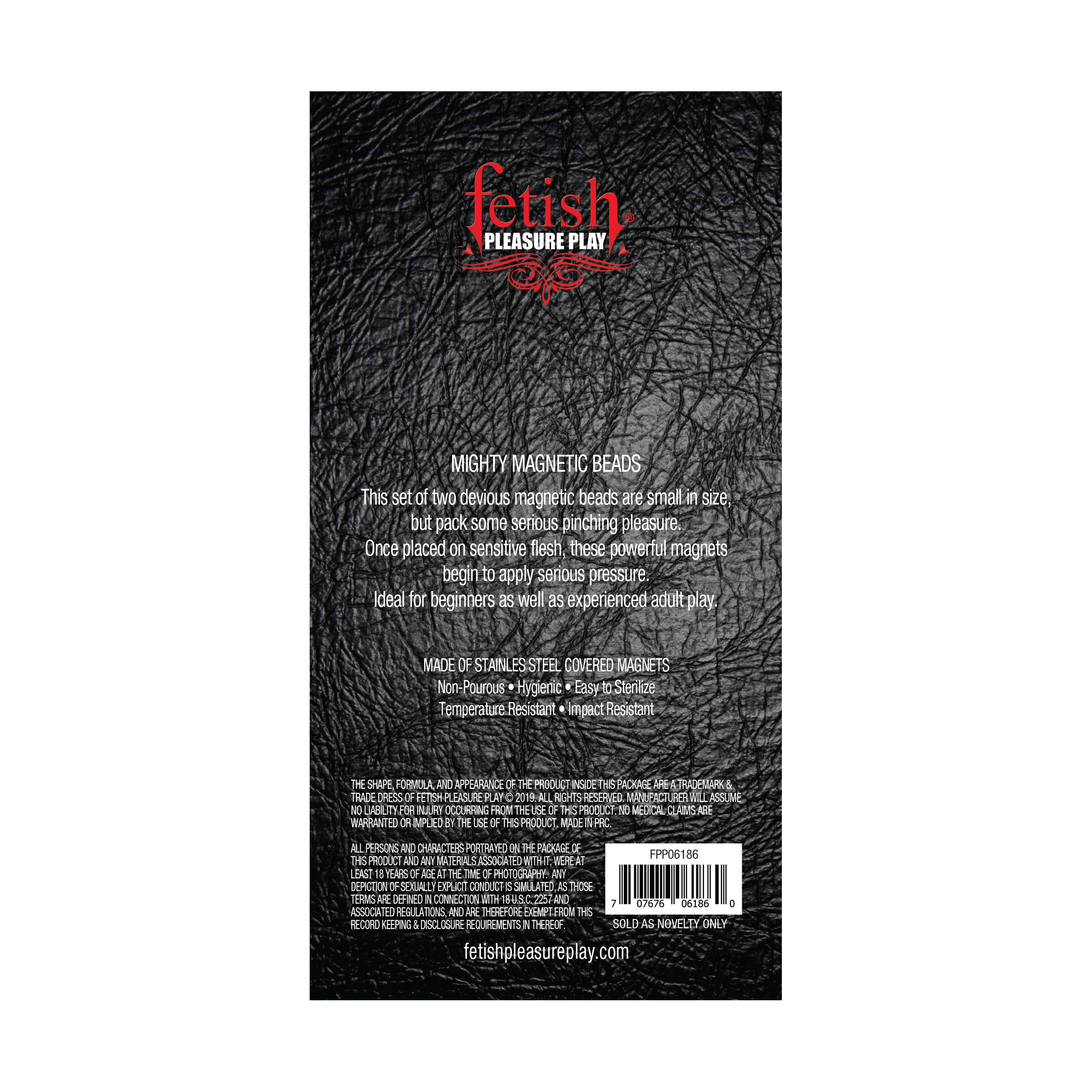 Fetish Pleasure Play Medium Magnetic Nipple Beads - Image 3