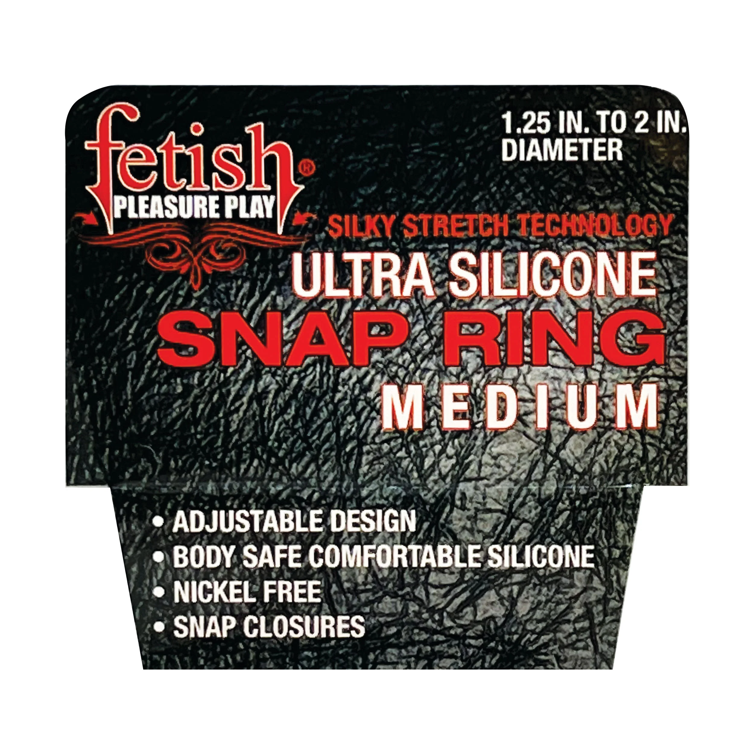 Fetish Pleasure Play Medium Snap Ring - Image 5