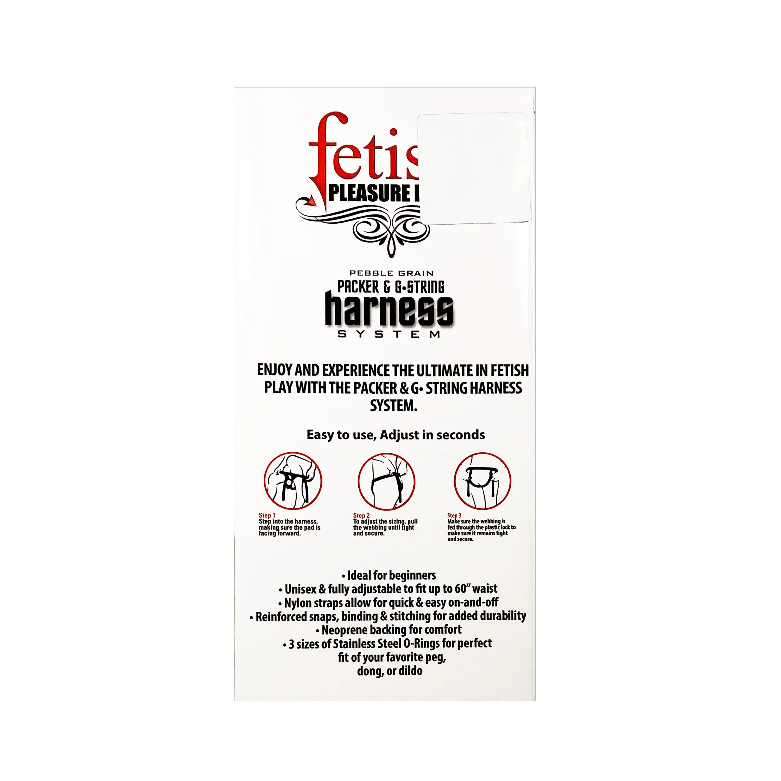 Fetish Pleasure Play Packer & G-string Harness - Image 5