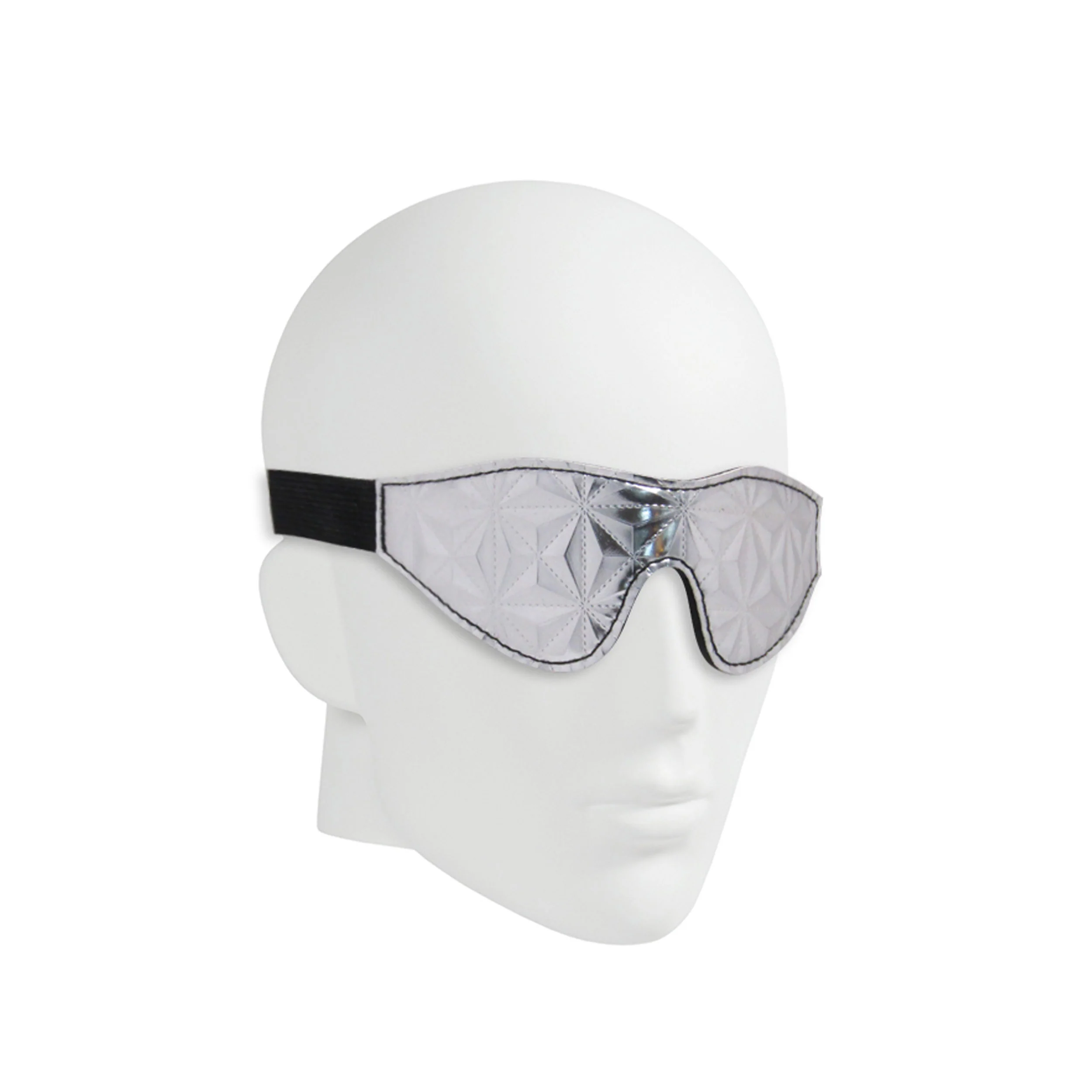 Fetish Pleasure Play Passionate Silver Eye Mask - Image 3