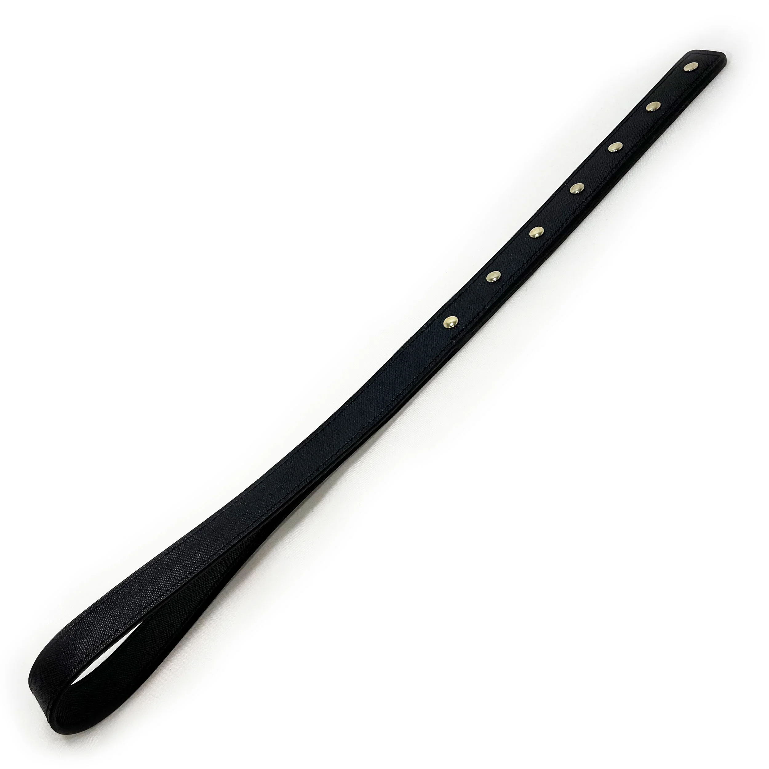 THE FETISH PLEASURE PLAY PREMIUM LEATHER SLAPPER - BLACK - Image 2